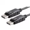 Akyga AK-AV-10 DisplayPort kábel, konektor samec/samec, pozlátené konektory, 1,8 m, čierny