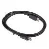 Akyga AK-AV-10 DisplayPort kábel, konektor samec/samec, pozlátené konektory, 1,8 m, čierny