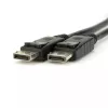 Akyga AK-AV-10 DisplayPort kábel, konektor samec/samec, pozlátené konektory, 1,8 m, čierny