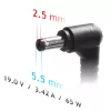 Akyga AK-ND-31 auto napájací zdroj pre notebook Asus / Toshiba, 65 W, 19 V / 3,42 A, 5,5 x 2,5 mm, 12 V vstup