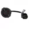 Akyga AK-PC-10A napájací adaptérový kábel IEC C14 na zásuvku (CEE 7/3), 10 A, 0,15 m, čierny