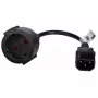 Akyga AK-PC-10A napájací adaptérový kábel IEC C14 na zásuvku (CEE 7/3), 10 A, 0,15 m, čierny