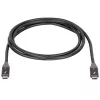 Akyga AK-USB-34 USB-C na USB-C Thunderbolt-3 kábel, 40 Gbit/s, 100 W, 1,5 m, čierna