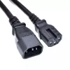 Akyga AK-UP-06 serverový napájací kábel IEC C14 na C15, 1,8 m, čierny