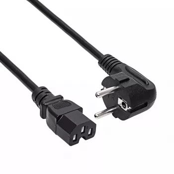 Akyga AK-UP-08 serverový napájací kábel, CEE 7/7 na IEC C15, meď 3 x 1 mm², 1,8 m, čierny