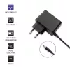 Napájací konektor QOLTEC 52412 — 9W (9V 1A) externý napájací zdroj pre prenosné zariadenia