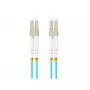 Optický kábel LANBERG FO-LULU-MD31-0050-TQ, OM3, LC–LC, 5 m, aqua