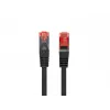 Sieťový kábel Lanberg PCF6-10CU-0025-BK RJ-45 Cat6 0,25 m čierny