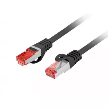 Sieťový kábel Lanberg PCF6-10CU-0025-BK RJ-45 Cat6 0,25 m čierny