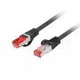 Sieťový kábel Lanberg PCF6-10CU-0025-BK RJ-45 Cat6 0,25 m čierny