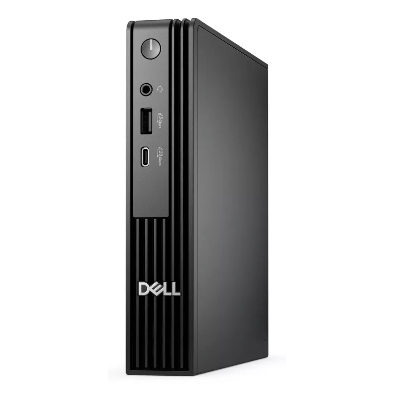 Mini PC Dell Pro QCM1255 — AMD Ryzen 7 PRO 8700GE, 16 GB DDR5, 512 GB SSD, Windows 11 Pro, micro PC, čierny