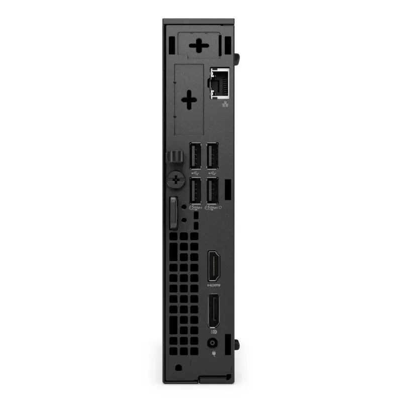 Mini PC Dell Pro QCM1255 — AMD Ryzen 5 PRO 8600GE, 16 GB DDR5, 512 GB SSD, Windows 11 Pro, micro PC, čierny
