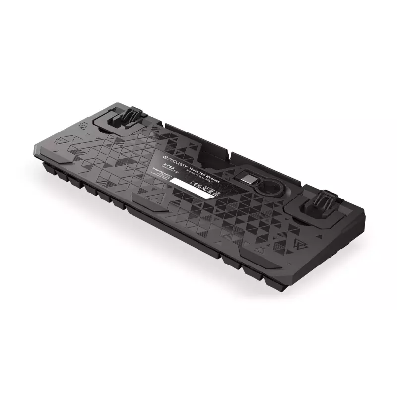 ENDORFY Thock 75% Wireless Red mechanická RGB LED klávesnica čierna