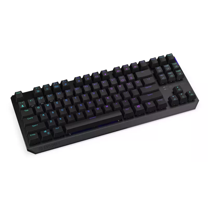 Klávesnica ENDORFY Thock TKL Wireless Red mechanická RGB LED 87 klávesov