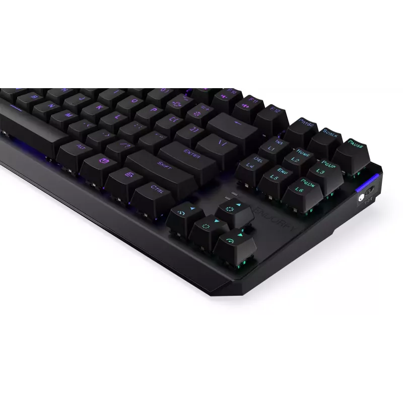 Klávesnica ENDORFY Thock TKL Wireless Red mechanická RGB LED 87 klávesov
