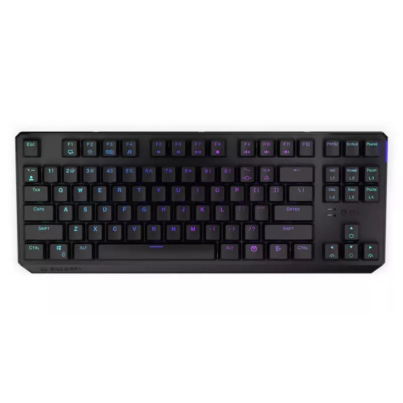 Klávesnica ENDORFY Thock TKL Wireless Red mechanická RGB LED 87 klávesov