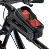 Držiak na bicykel Tech-Protect V2 L čierny pre telefóny — držiak na riadidlá, nastaviteľná veľkosť