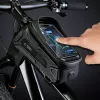 Držiak na bicykel Tech-Protect V2 L čierny pre telefóny — držiak na riadidlá, nastaviteľná veľkosť