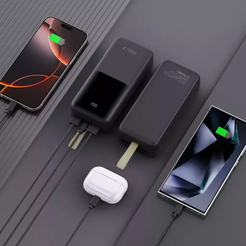 Prenosná powerbanka TECH-PROTECT PB03 30000mAh