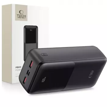 Prenosná powerbanka TECH-PROTECT PB03 30000mAh