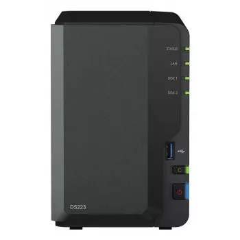 Synology DiskStation DS223 2-Bay NAS balenie s 2x 6TB HAT3300 (12TB)