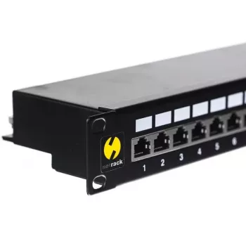 Patch panel NETRACK 104-03 19 palcov 24-port pre RJ45 sieťové kabeláž
