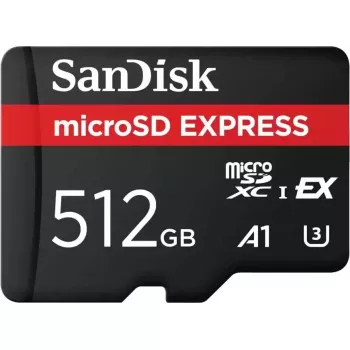 SanDisk GamePlay karta microSD Express, 512 GB, PCIe 3.1/NVMe, čítanie 880 MB/s, zápis 650 MB/s