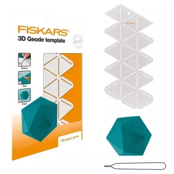 Šablóna siluet Fiskars 1059566 biela plastová pre dospelých a deti