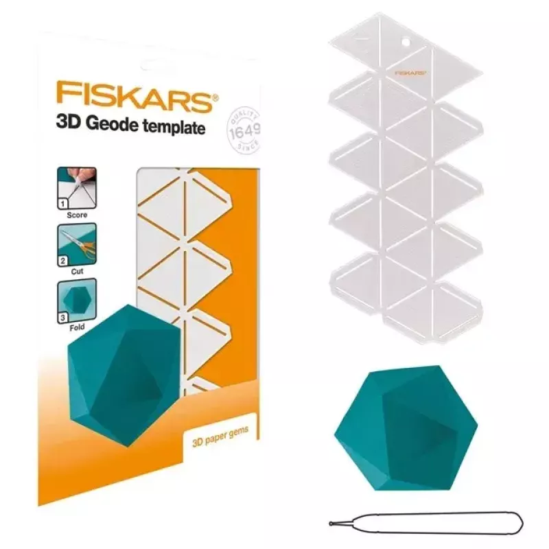Šablóna siluet Fiskars 1059566 biela plastová pre dospelých a deti