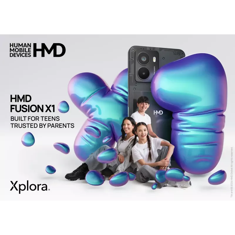 Smartphone HMD Fusion X1 DS TA-1672 5G 6 GB RAM 128 GB, 6,56 palca, čierny
