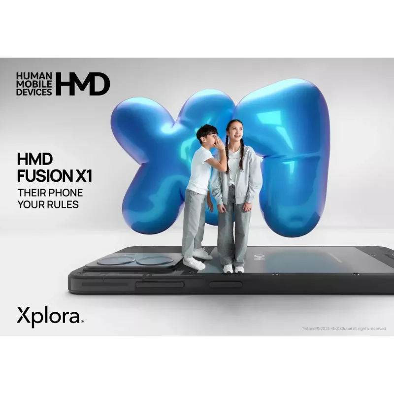 Smartphone HMD Fusion X1 DS TA-1672 5G 6 GB RAM 128 GB, 6,56 palca, čierny