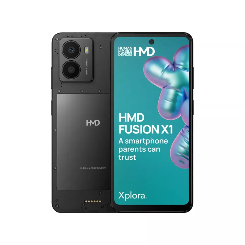 Smartphone HMD Fusion X1 DS TA-1672 5G 6 GB RAM 128 GB, 6,56 palca, čierny