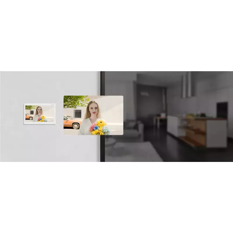 Videodomofón Hikvision DS-KD8003-IME1(B)/NS 2 MP čierna nerezová oceľ