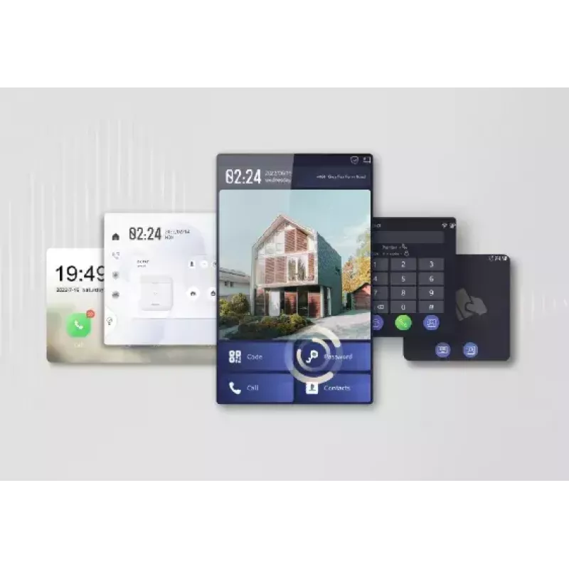 Videodomofón Hikvision DS-KD8003-IME1(B)/NS 2 MP čierna nerezová oceľ