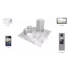 Videodomofón Hikvision DS-KD8003-IME1(B)/NS 2 MP čierna nerezová oceľ