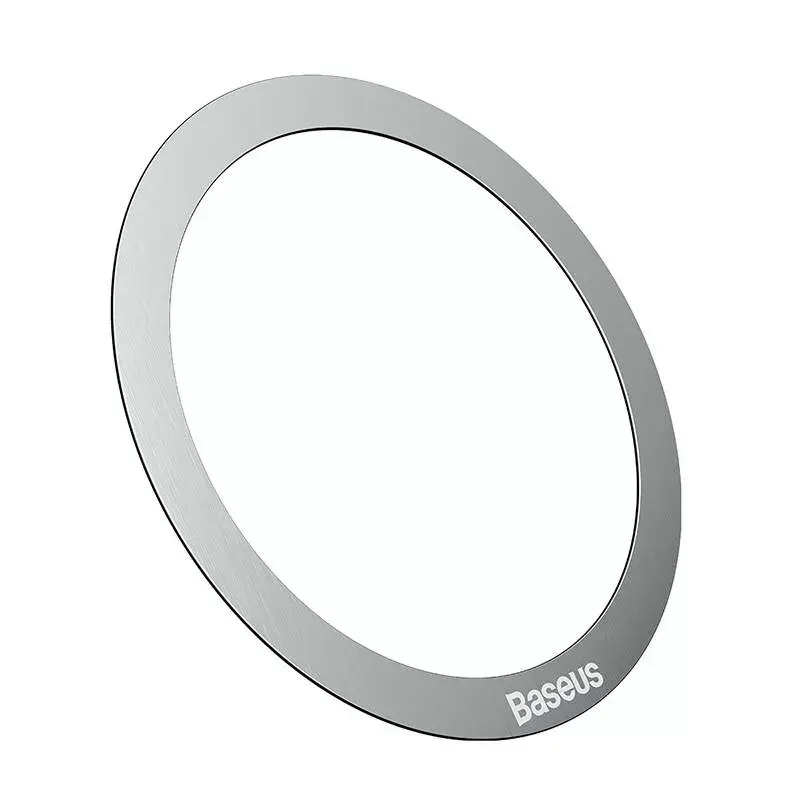 Magnetický krúžok Baseus Halo séria strieborný — 2 ks telefónne krúžkové držiaky