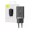 Nástenná nabíjačka Baseus GaN5 40 W, 2x USB-C (čierna)
