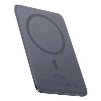 Prenosný powerbank Baseus PicoGo ultra-tenký 5000 mAh, 20 W výstup, bezdrôtové nabíjanie, USB-C, sivá
