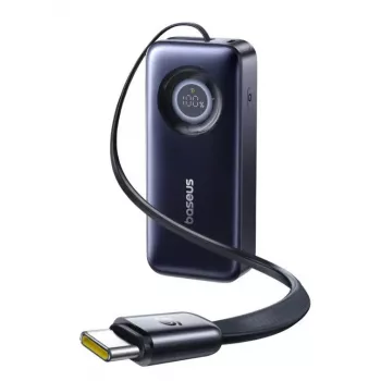 Prenosný LiPo powerbank Baseus CR11 20000 mAh 67 W s integrovaným vyťahovacím káblom