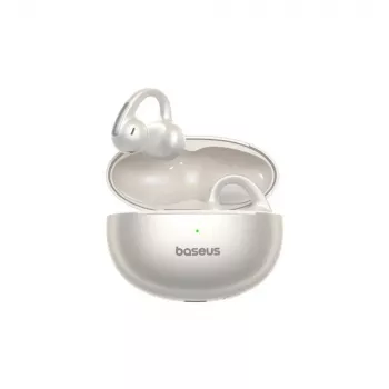 TWS Open-Ear slúchadlá Baseus BOWIE MC1 – biela, Open-Ear dizajn, bezdrôtové