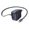 Nabíjačka Baseus EnerCore CJ11 rýchlonabíjačka 3C 67W — 3× USB-C, AC vstup, čierna