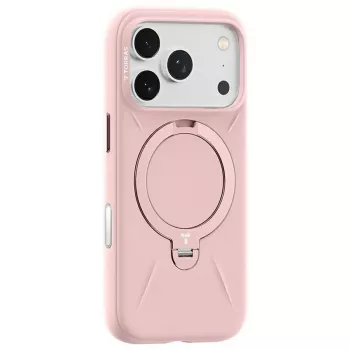 Puzdro na telefón Torras Ostand Spin Softune Series pre iPhone 17 Pro – ružová