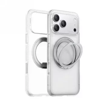 Priehľadné puzdro Torras pre iPhone 17 Pro — OSTAND R FITNESS SERIES, transparentné ochranné puzdro