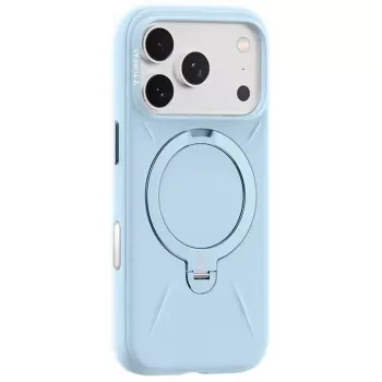 Puzdro na telefón Torras Ostand Spin Softune Series pre iPhone 17 Pro Max — baby modrá