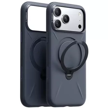 Puzdro na telefón Torras Spin Softune Series pre iPhone 17 Pro, námornícka modrá, mäkké ochranné puzdro