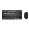 Sada klávesnice a myši Rapoo 8000M Universal Bluetooth QWERTZ nemecká čierna