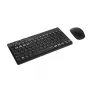 Sada klávesnice a myši Rapoo 8000M Universal Bluetooth QWERTZ nemecká čierna