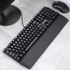 Podložka pod zápästie REDRAGON METEOR L umelá koža pamäťová pena čierna 435x73x20mm