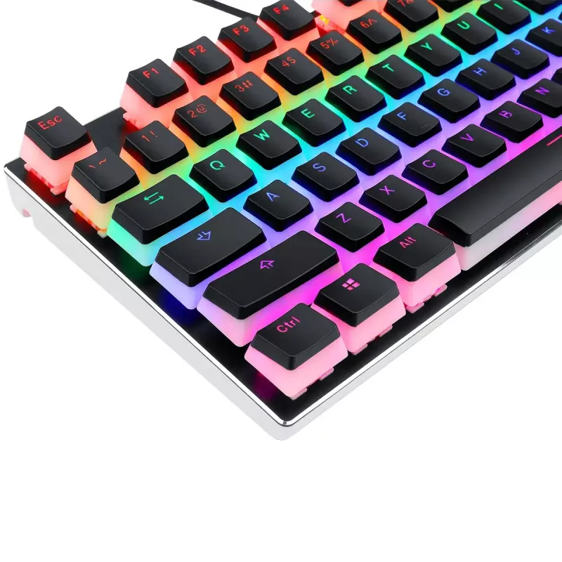 Sada mechanických klávesových krytiek REDRAGON A130 PBT Doubleshot — čierna
