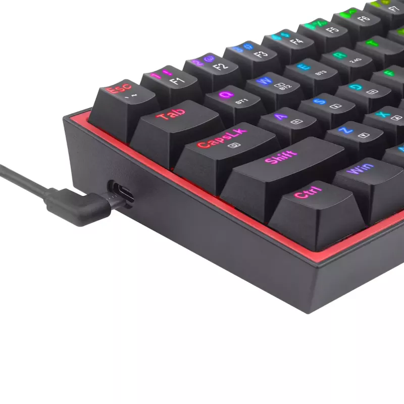 Klávesnica REDRAGON FIZZ PRO K616-RGB B Gaming USB RF Wireless Bluetooth QWERTY čierna červená